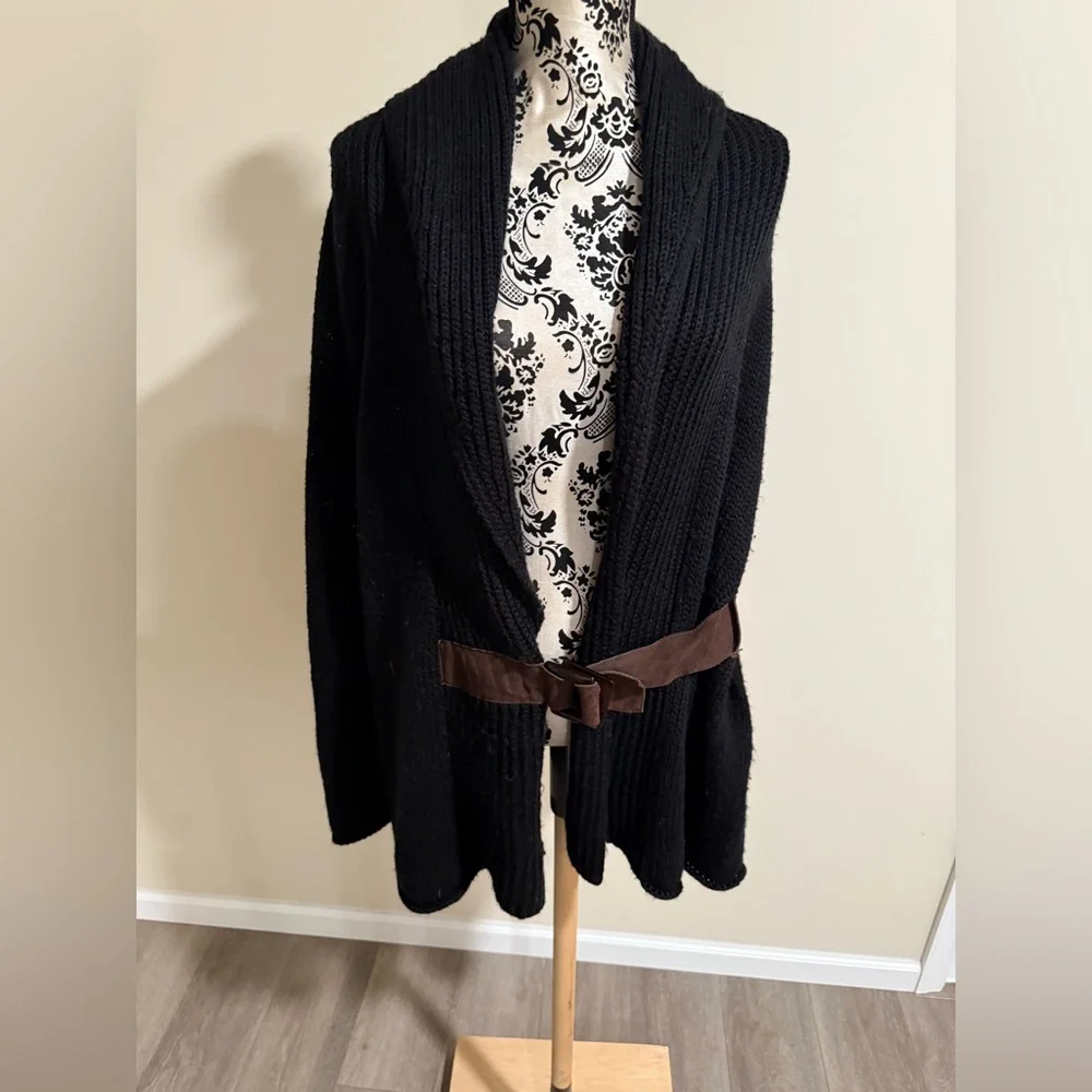Soft Surrondings Belted Cardigan Sweater - Picture 3 of 7